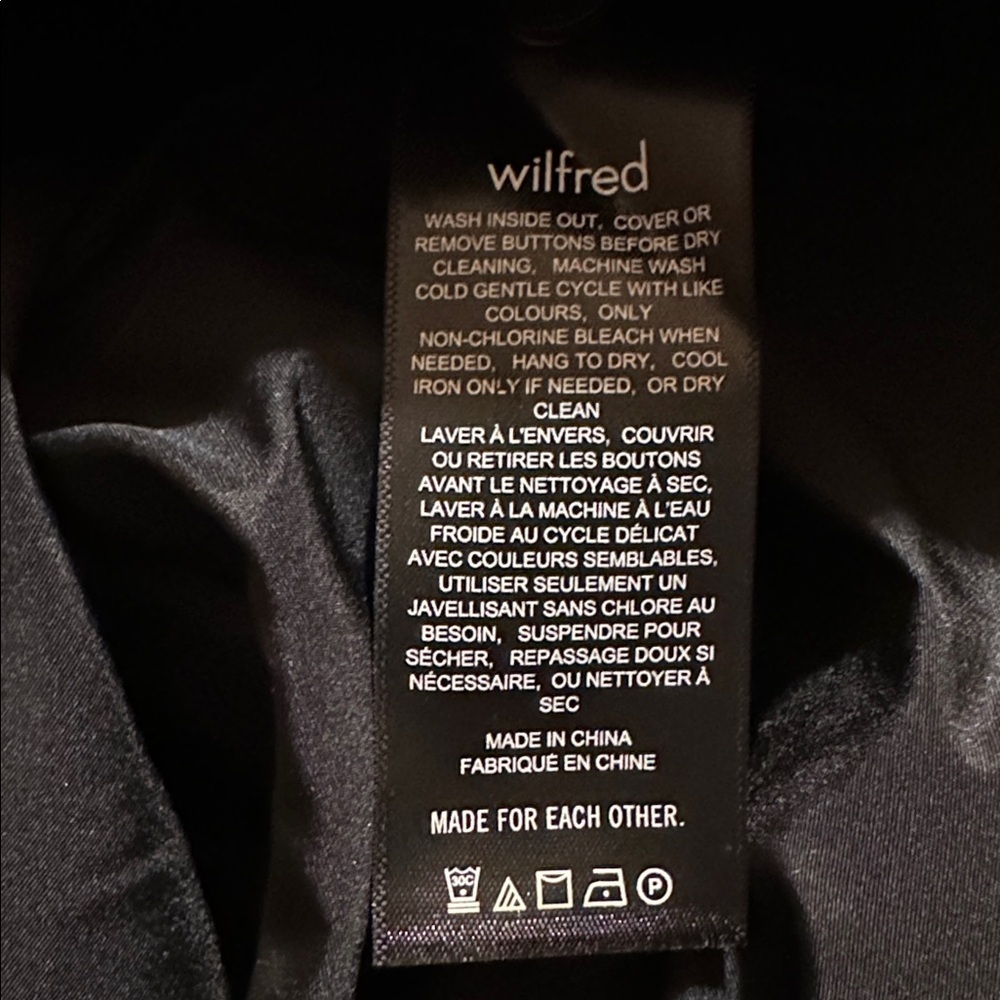 Aritzia Wilfred Cava Black Dress - Picture 9 of 10